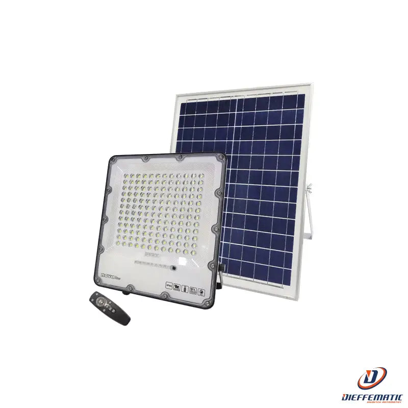 Faro Led Da Esterno Con Pannello Solare E Telec 14W - 1700