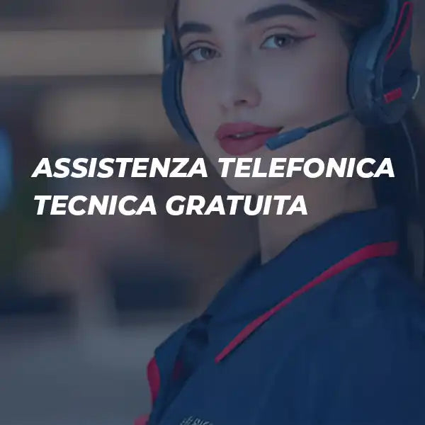 Rappresentante del servizio clienti femminile con cuffie.