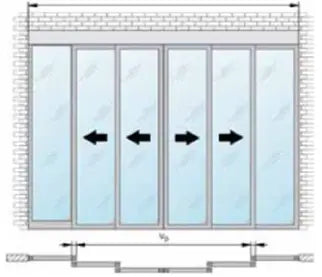 Kit Porta Automatica Telescopica 4 Ante Fino A 4200 Mm