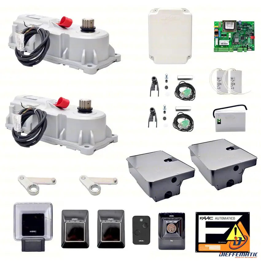 Interrato Faac Power Kit 770 230V Con Casse Di Fondazione