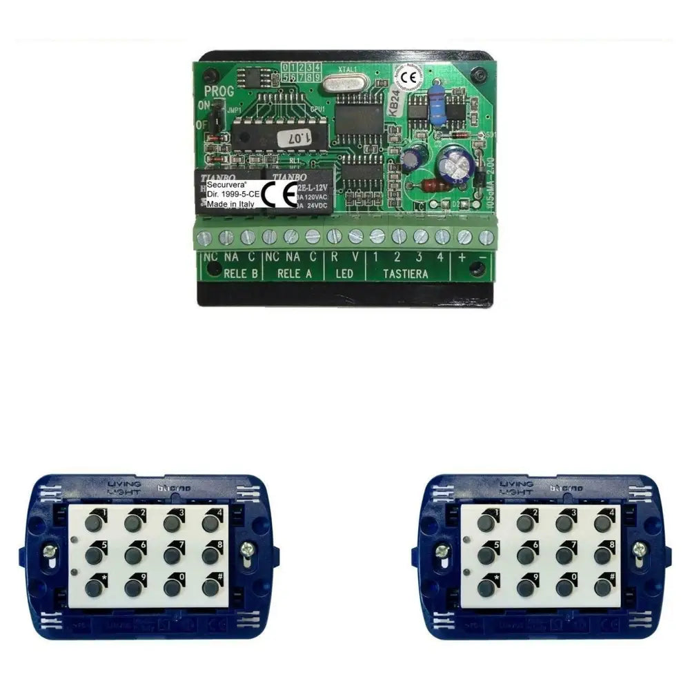 Kit 2 Tastiere Digitali Da Interno Modulo 503 Ip44