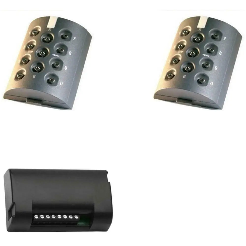 Kit 2 Tastiere Digitali Esterne Metallo Be.play Securvera