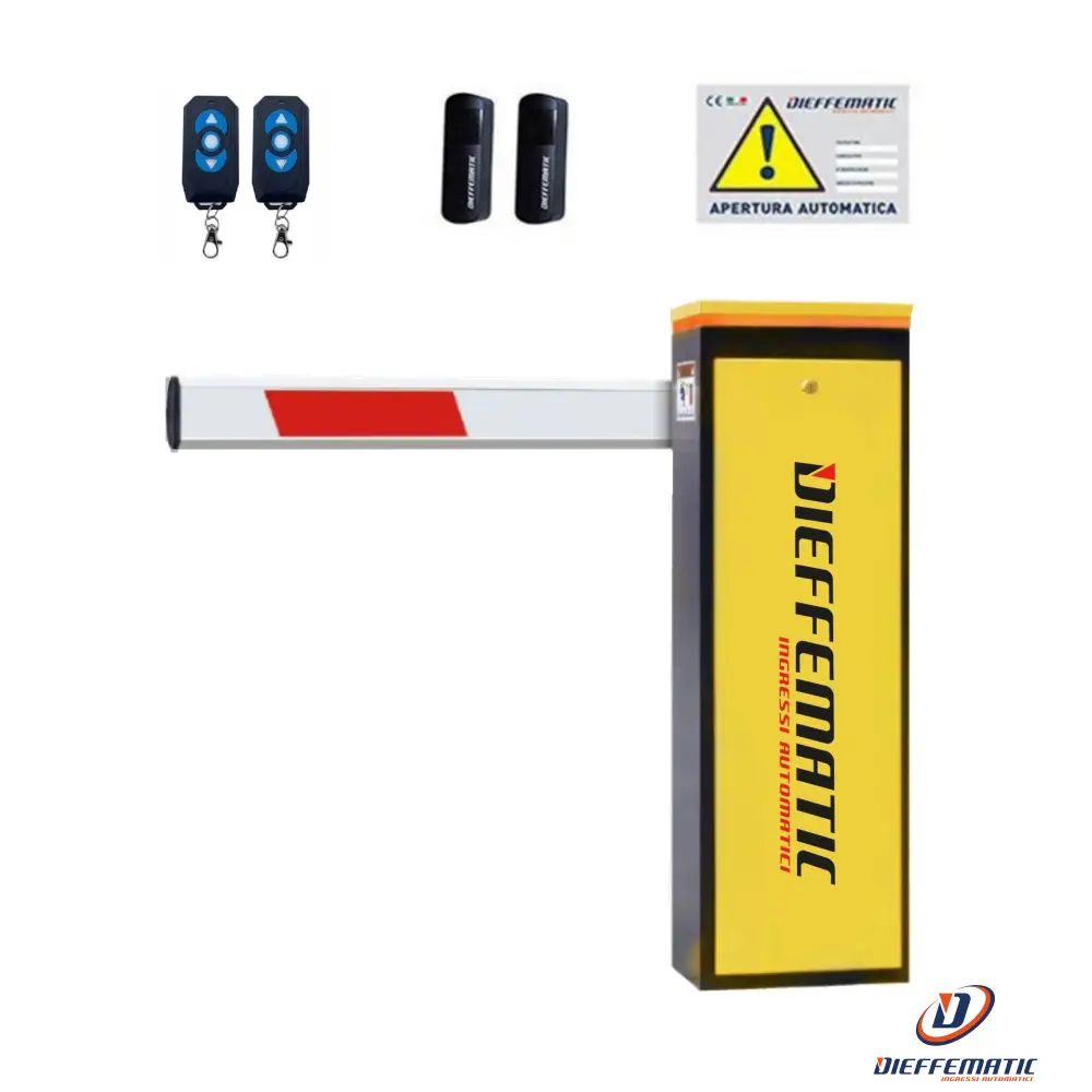 Kit Automazione Barriera Condominiale 24V Asta Telescopica