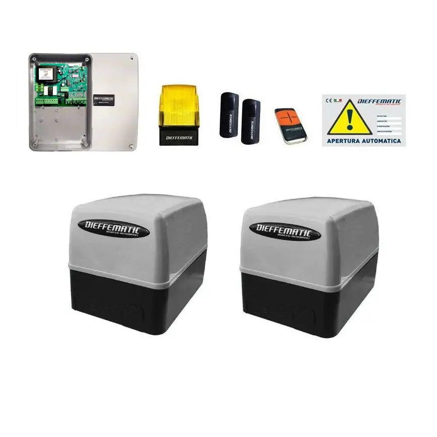 Kit Automazione Doppio Motore Cancello Scorrevole Elettrico