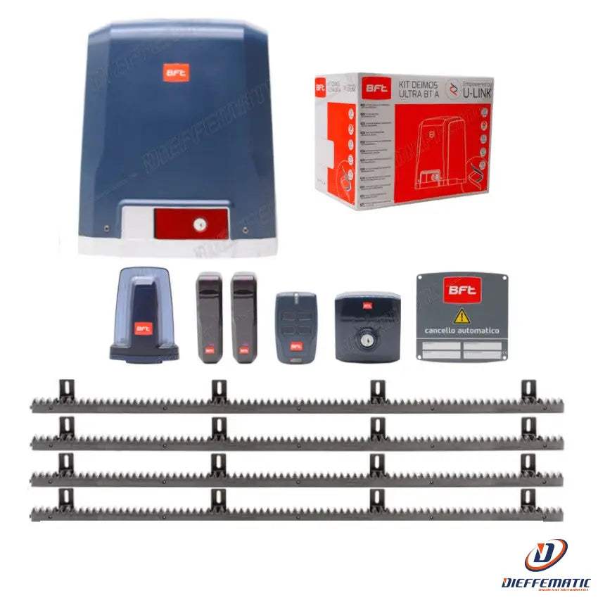 Kit Cancello Scorrevole 24V Bft Deimos Ultra Bt A600 Kg + 4