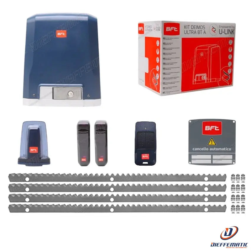 Kit Cancello Scorrevole Automatismo Bft Deimos Bt A400 24V
