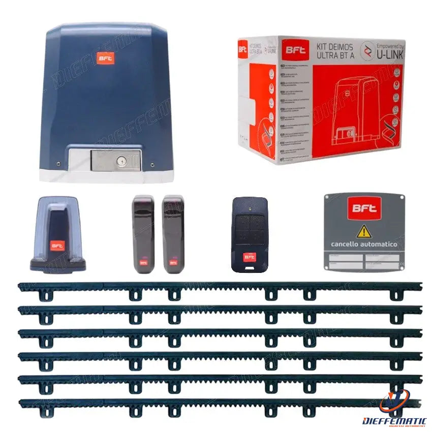 Kit Cancello Scorrevole Automatismo Bft Deimos Bt A400 24V