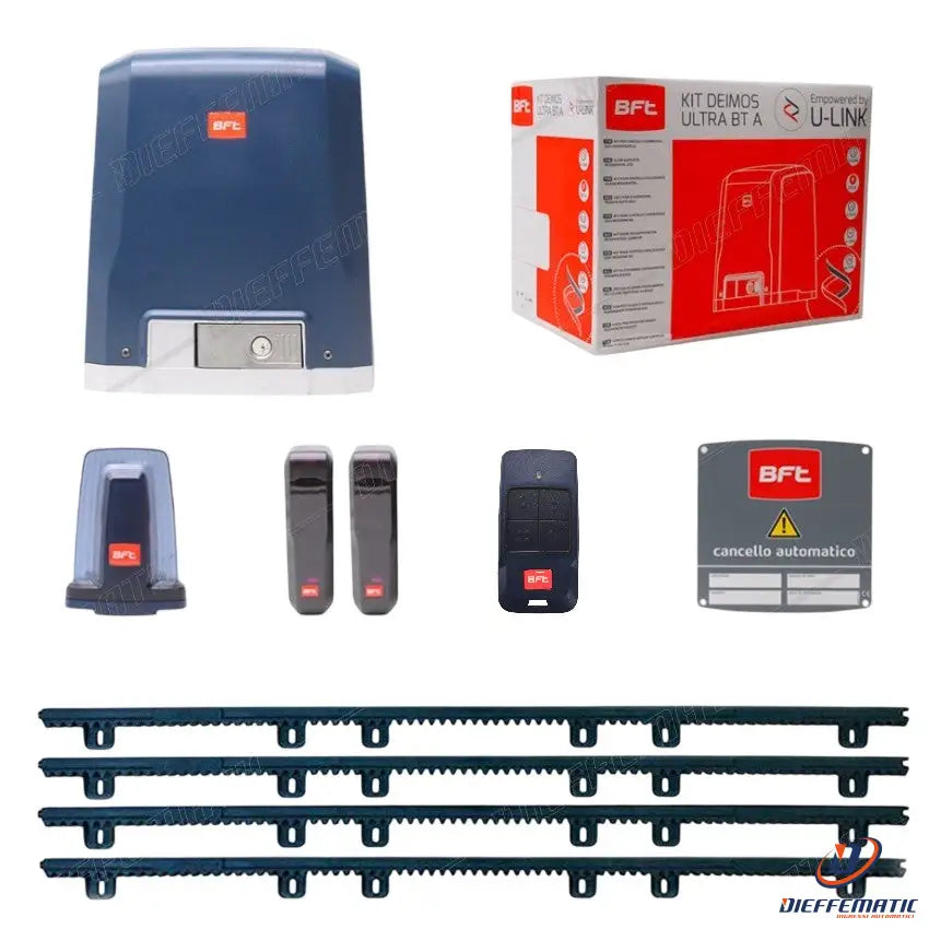 Kit Cancello Scorrevole Automatismo Bft Deimos Bt A400 24V