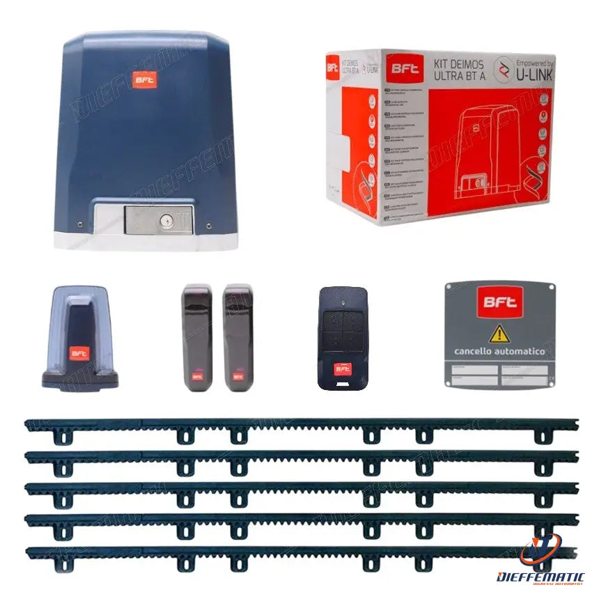 Kit Cancello Scorrevole Automatismo Bft Deimos Bt A400 Kg