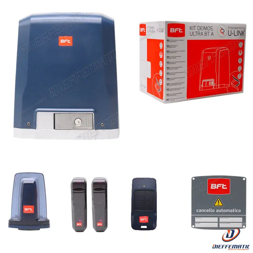 Kit Cancello Scorrevole Automatismo Bft Deimos Bt A600 24V