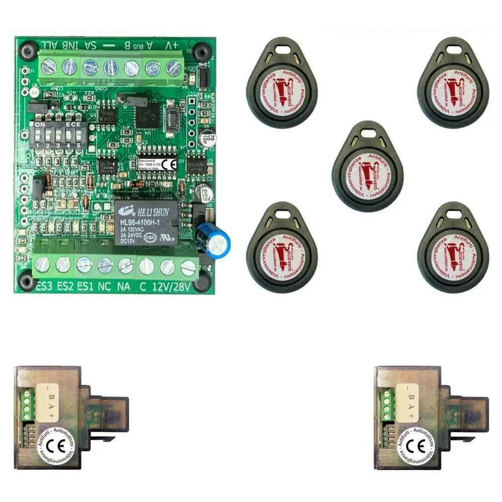 Kit Chiave Di Prossimità 2 Lettori Universali Rj45 Lan