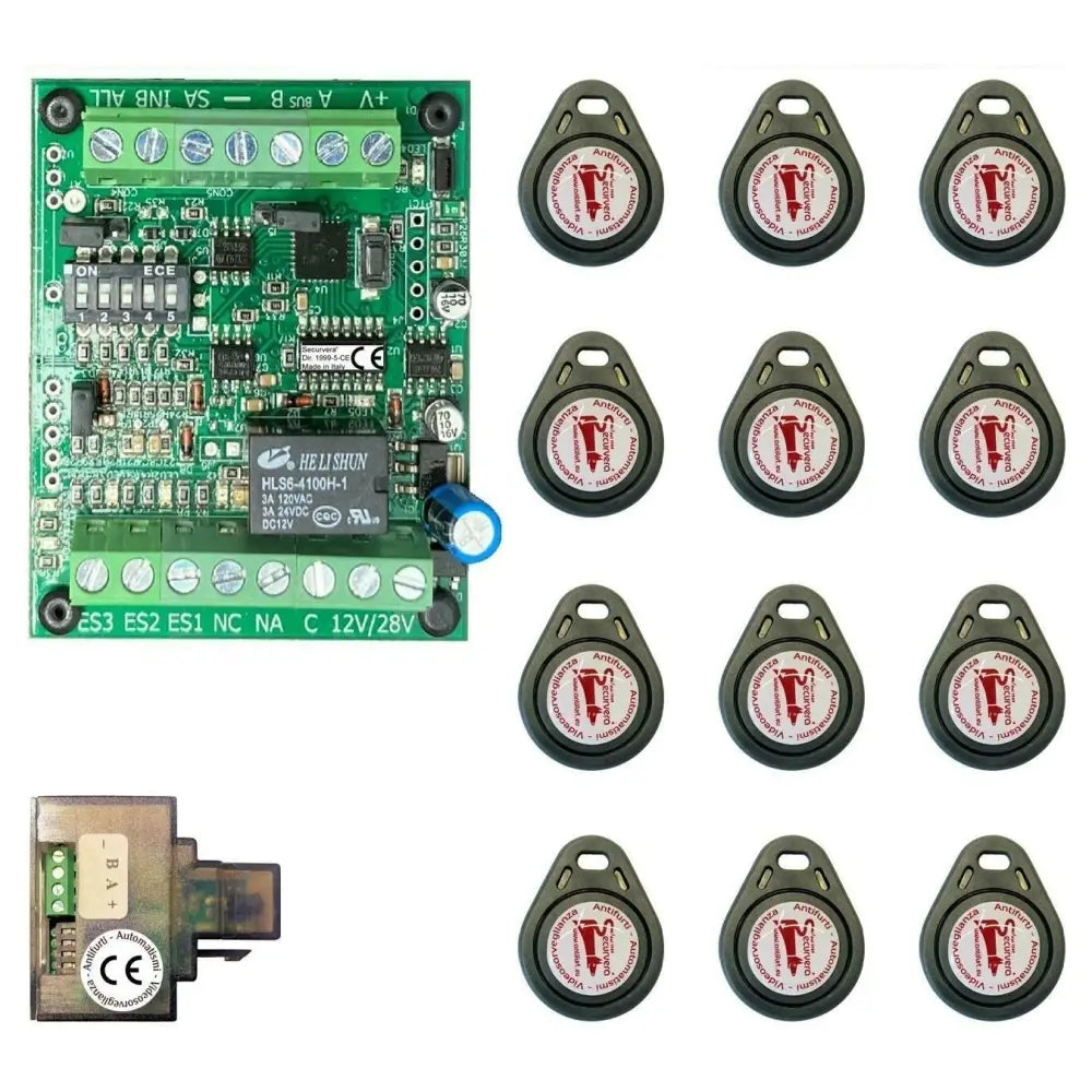 Kit Chiave Di Prossimità Lettore Universale Lan Rj45