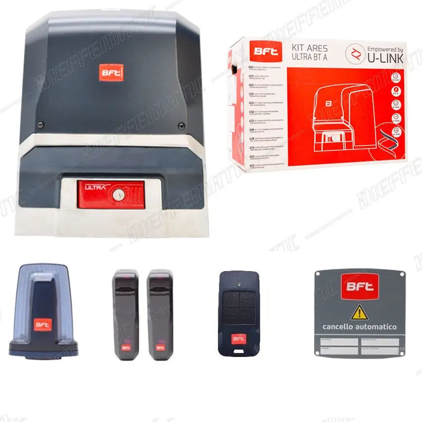 Kit Completo 24v Per Cancelli Scorrevoli 1000 Kg Bft Ares