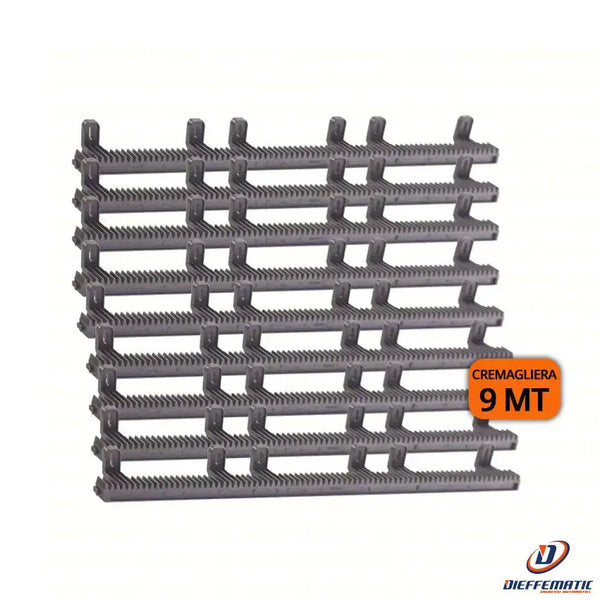 Dieffematic Cancello Cremagliera Per Cancello Scorrevole In Plastica Dieffematic - Kit Da 1 Metro Per Automazione Cancelli Componenti Sicurezza Cancello - Foto 11