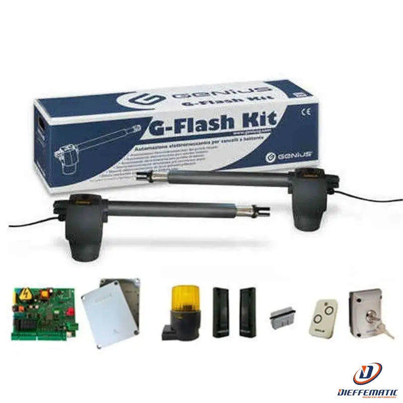 Kit Per Cancelli A Due Ante Battenti G-flash Kit 433 Mhz Rc