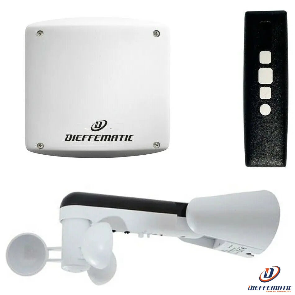 Kit Per Due 2 Motori Sensore Vento Centrale Telecomando