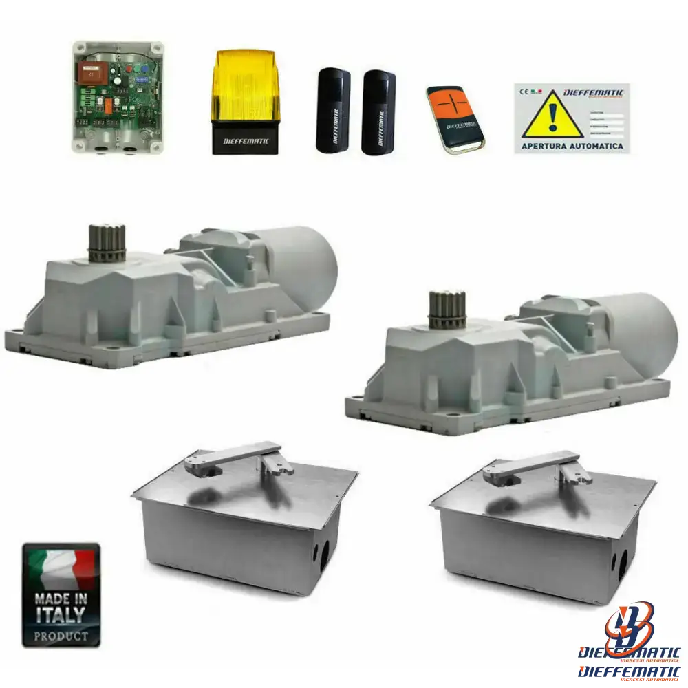 Dfm roller kit 230 v with underground gate automation boxes two