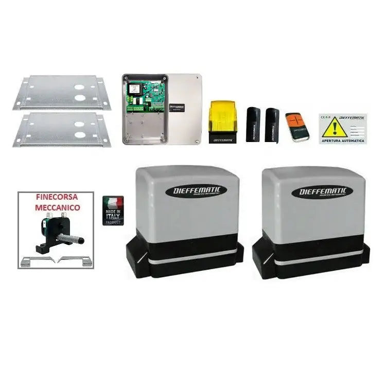Kit Set 2 Motori Per Doppia Due Anta Automazione Cancello