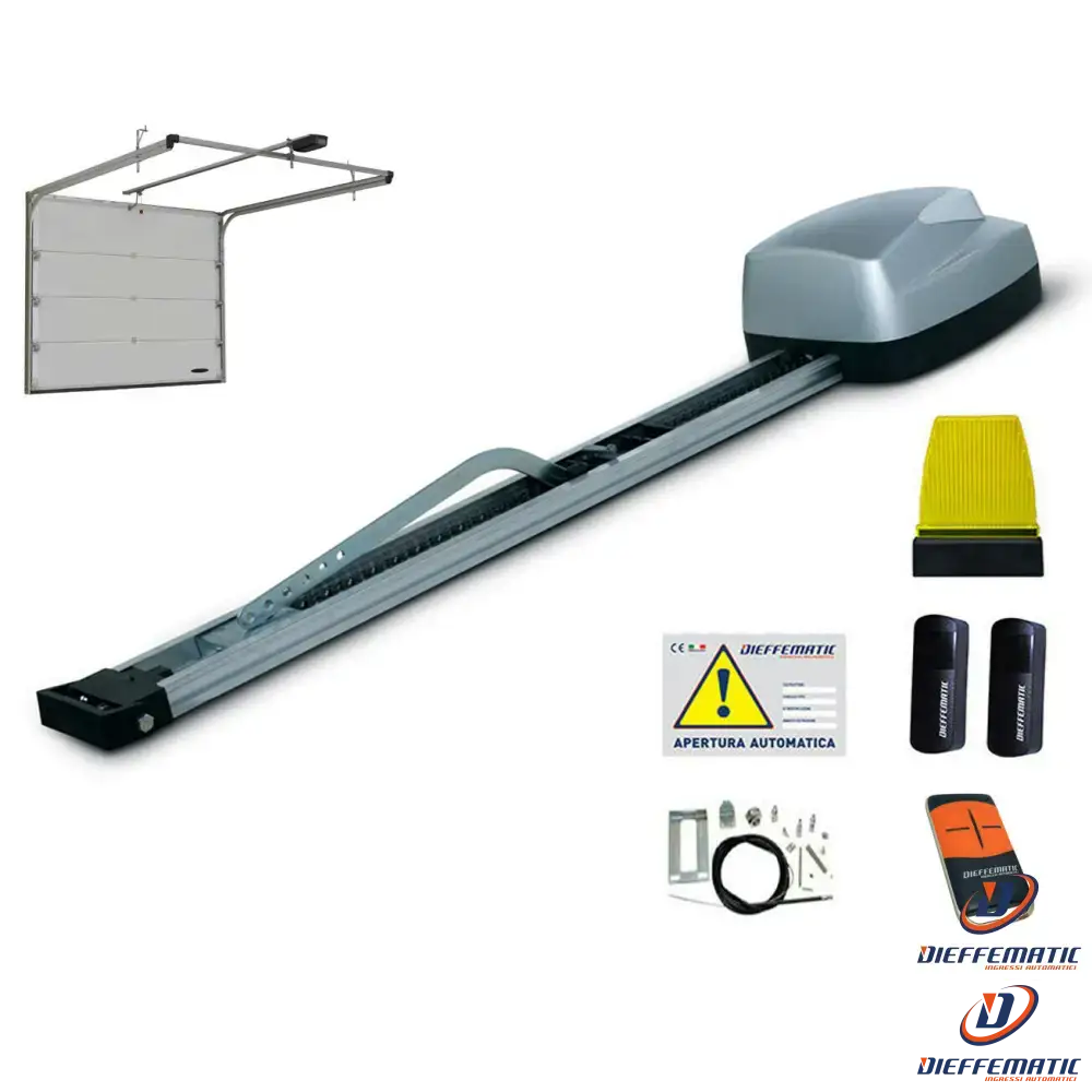 Kit uniko 100kg + acces sectional up-and-over door spring garage box