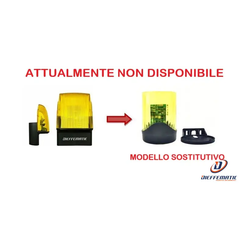 Lampeggiante 12 24 220v Per Cancello Serranda Automatico