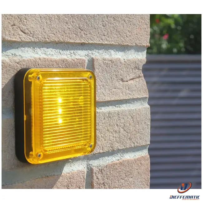 Lampeggiatore Led Lente Gialla Alf6 550/1036 Automazione