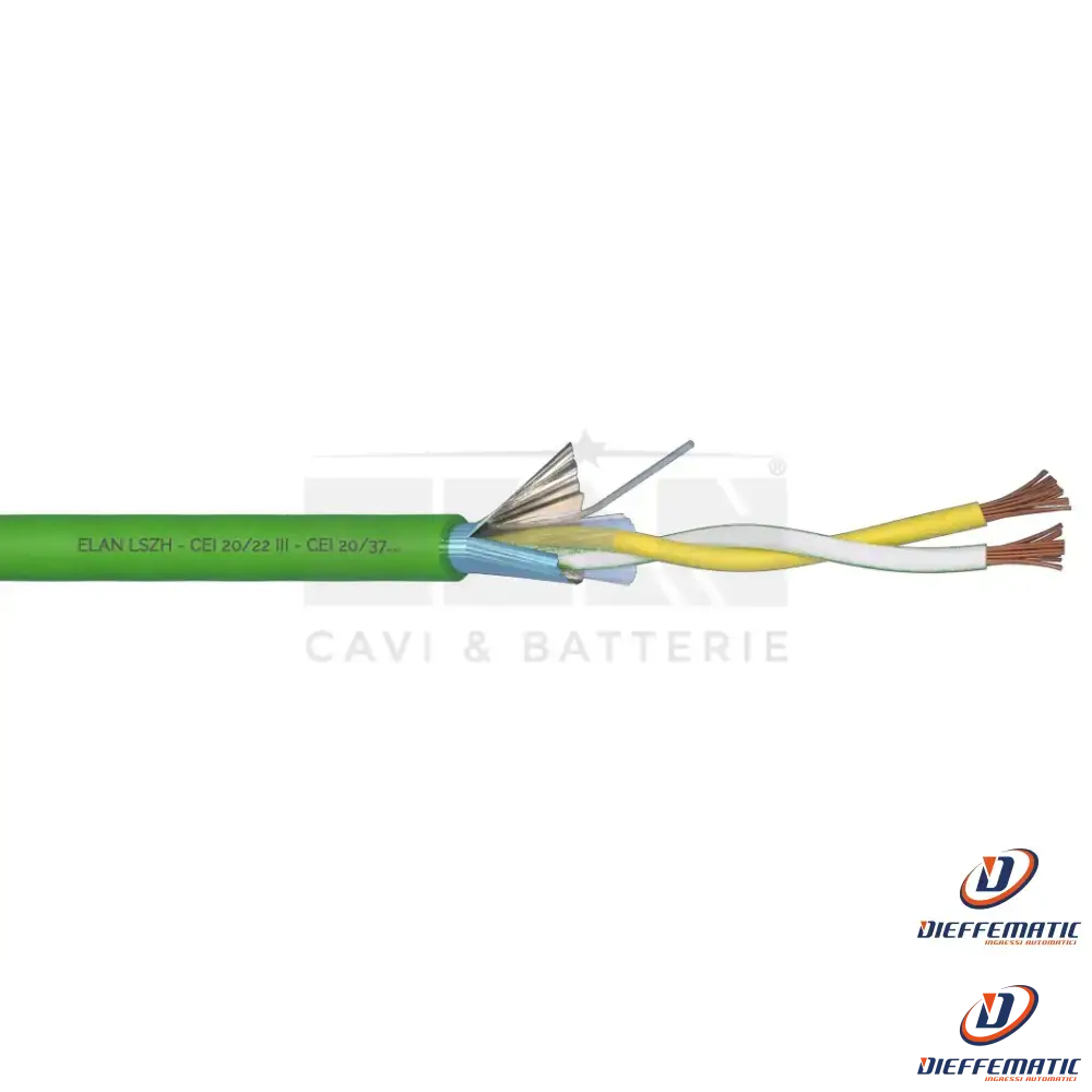 GLB Cavo 8 Fili Antifurto Allarme Cca Schermato 6x0,22 2X0,50 Matassa 100mt - Foto 7