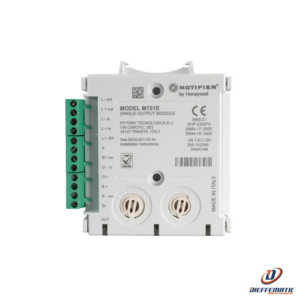 Modulo 2 ingressi notifier m720e sorveglianza sicurezza originale ...