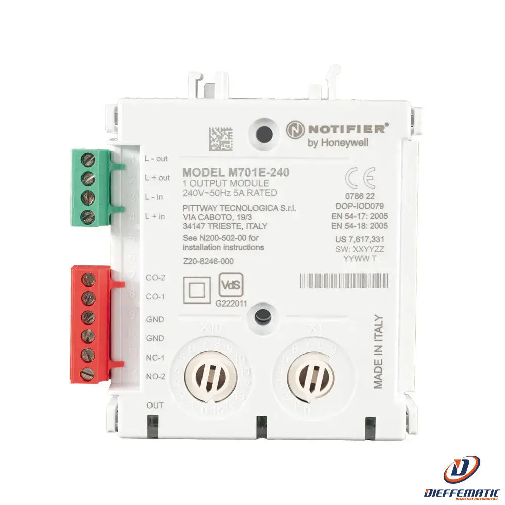 Módulo de vigilancia de seguridad original Notifier M701e-240 de 240 V CA