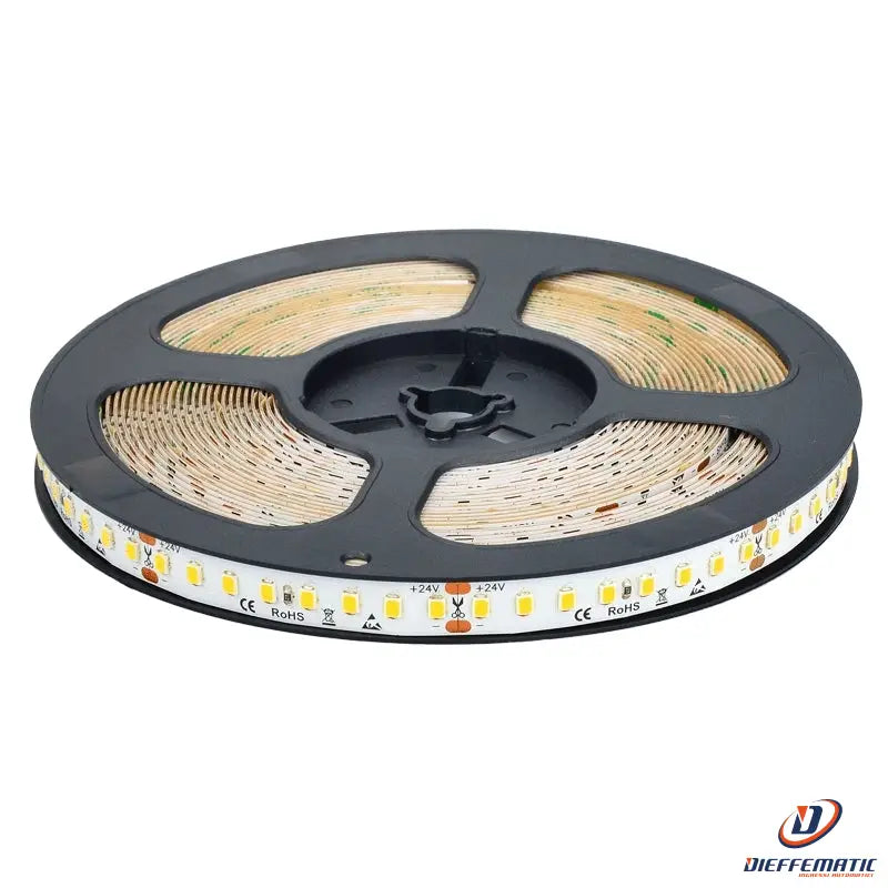 Nastro Led 5Mt - 144 Led/Mt - 16W/Mt - 24V - 6500K Ip20 -