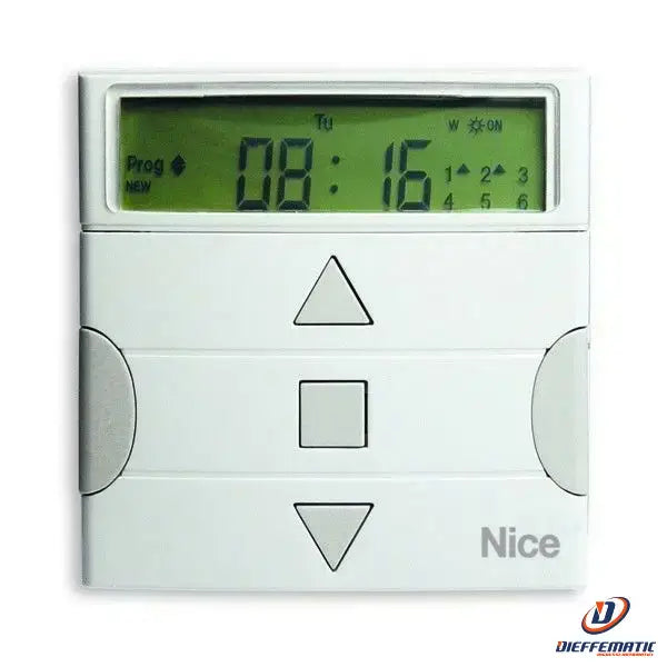 Nice planotime weekly time programmer via radio for automation groups