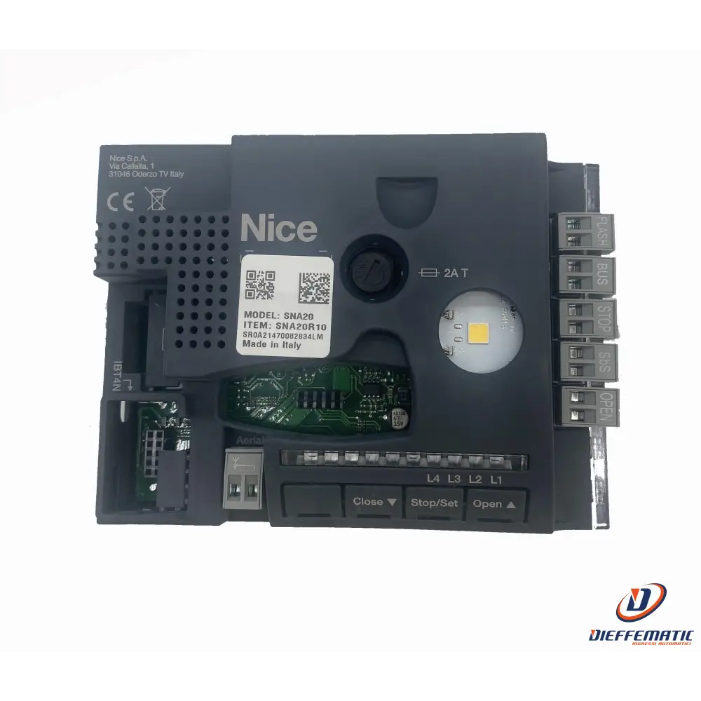 Nice Sna20 Quadro Centralina Per Spin20kce Spin22kce