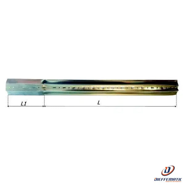 Prolunga Telescopica 60 Mm Lunghezza 50 + 14 Cm Per Rullo