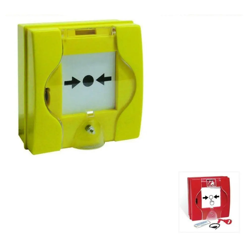 Pulsante Manuale Di Attivazione Giallo Securvera