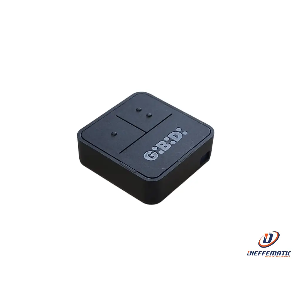 Radiocomando Rolling Code Nero 2 Canali 433mhz Gibidi