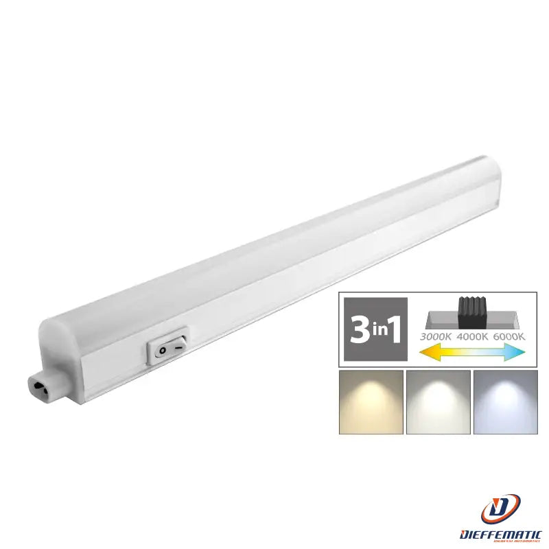 Reglette Led - 15W - 90Cm - 3Cct - 1500 Lm -Ip20 -