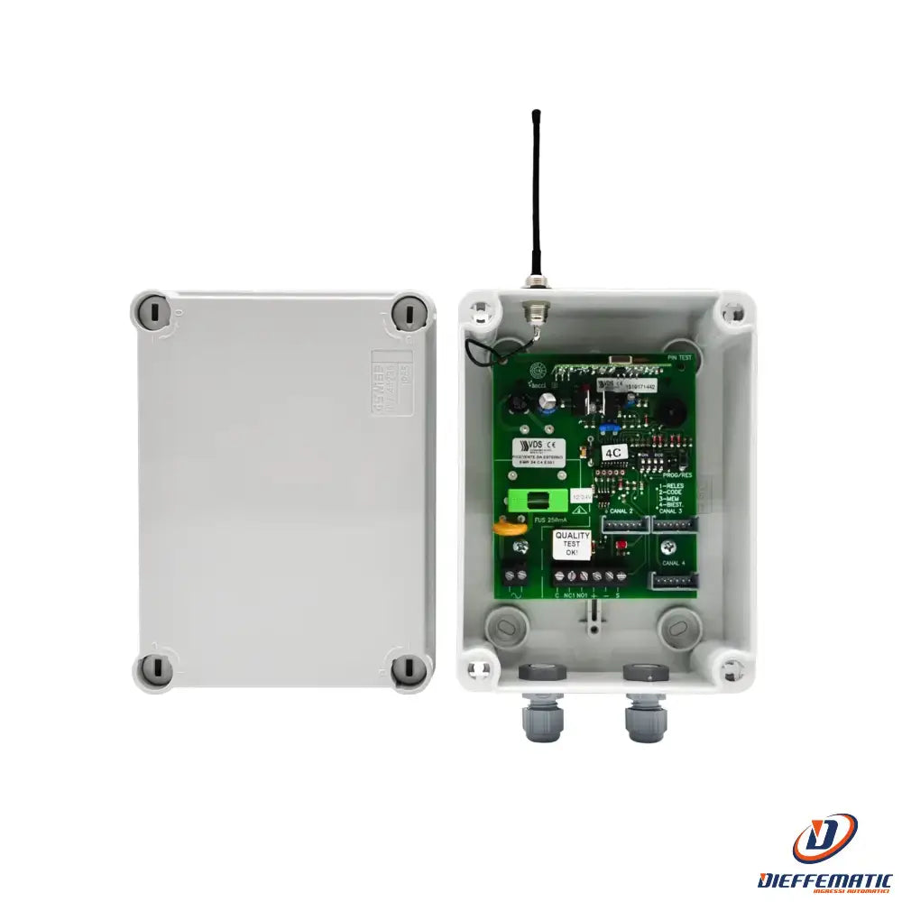 Ricevente 4 Ch Canali 220 V Volt + 2 Telecomandi 433 Mhz - Foto 8