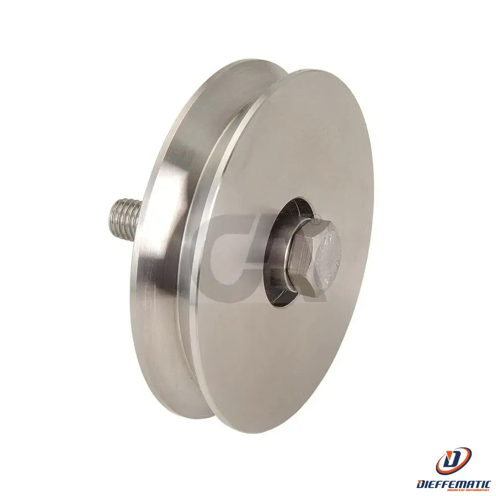 Ruota 1 cuscinetto gola y con ingrassatore zincata 436.100