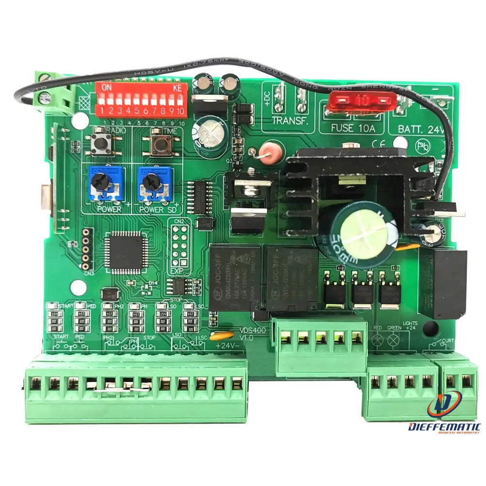 Scheda Centralina Per Cancelli Scorrevoli Basculanti Garage