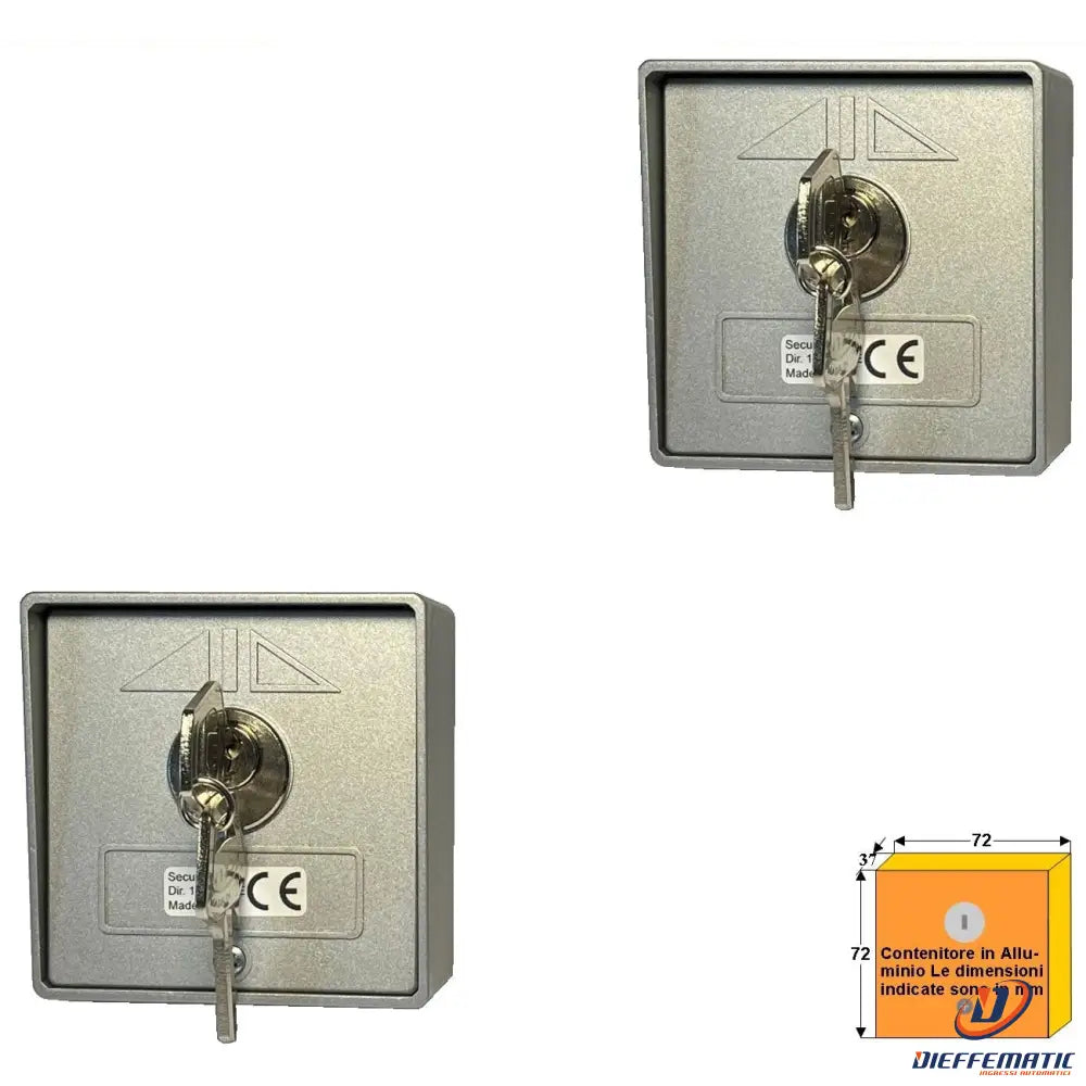 Selettori Elettrici A Chiave - Apre-Stop-Chiude Securvera