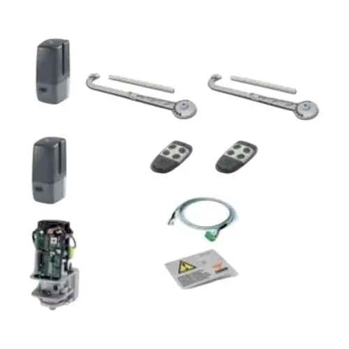 Set Automazione A Braccio Cancelli Battente Cardin