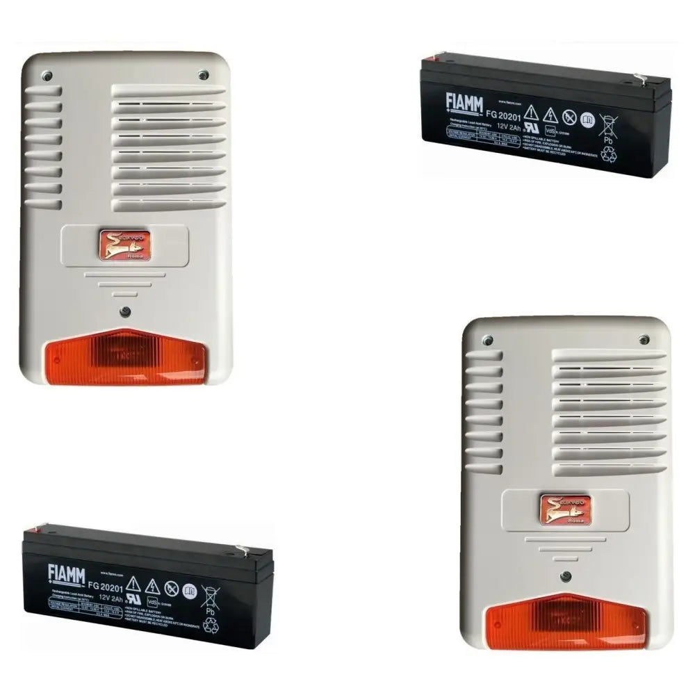 Sirena Lampeggiante A Led 2 Pezzi Tromba 15 W Esterna
