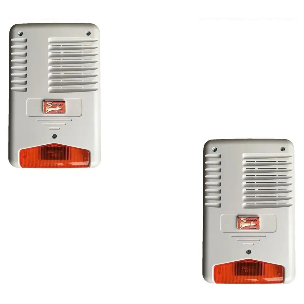 Sirena Lampeggiante A Led Esterna 2 Pezzi Securvera