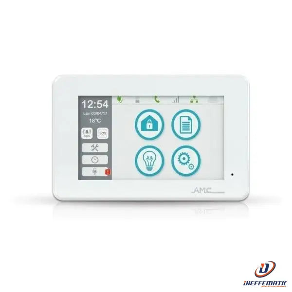 Tastiera Touchscreen Con Lettore Rfid/Nfc Amc Unika Allarme