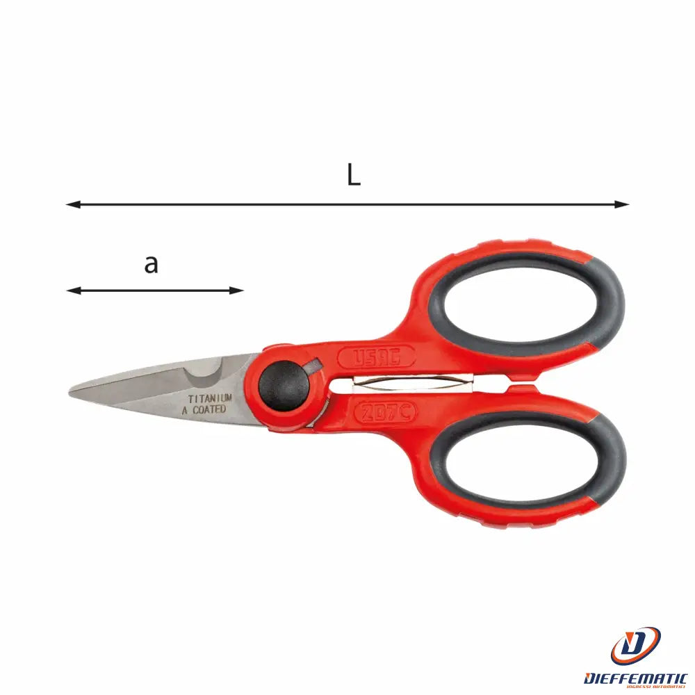 Forbici Professionali Elettricisti USAG 207 E - Tagliacavi, Spellafili E Crimpatura Integrati - Foto 5