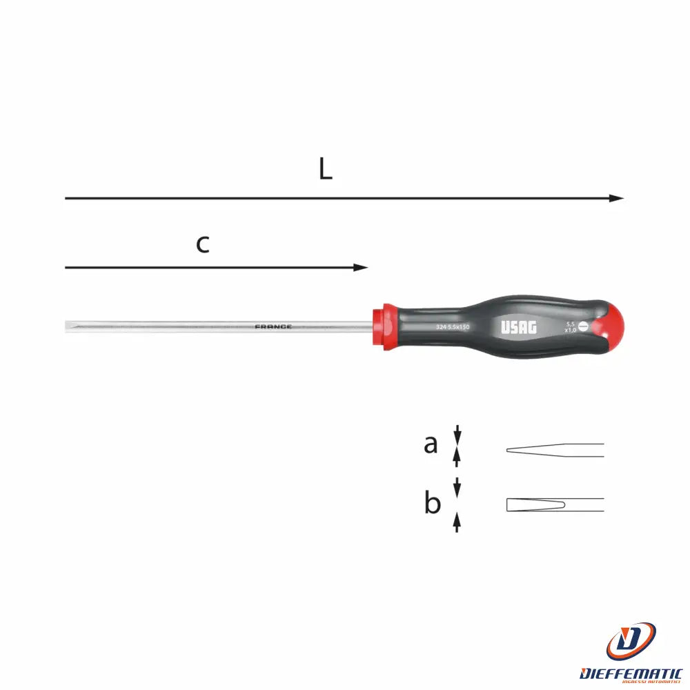 Cacciavite USAG Per Viti A Intaglio 324 - 0,8x4x100 Mm - Foto 9